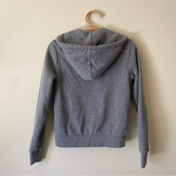Sportige Grey Full Zip Athletic Hooded Steamboat Springs Sweatshirt - Picture 5 of 5